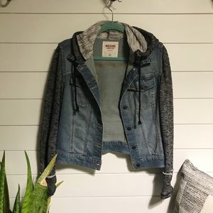 Mossimo Denim Sweatshirt Jacket